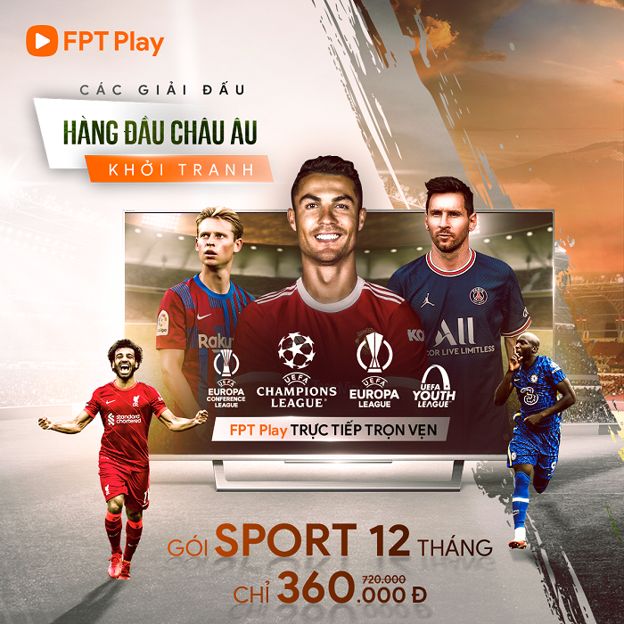 Xem Tivi online Gói thể thao Sport truyền hình FPT